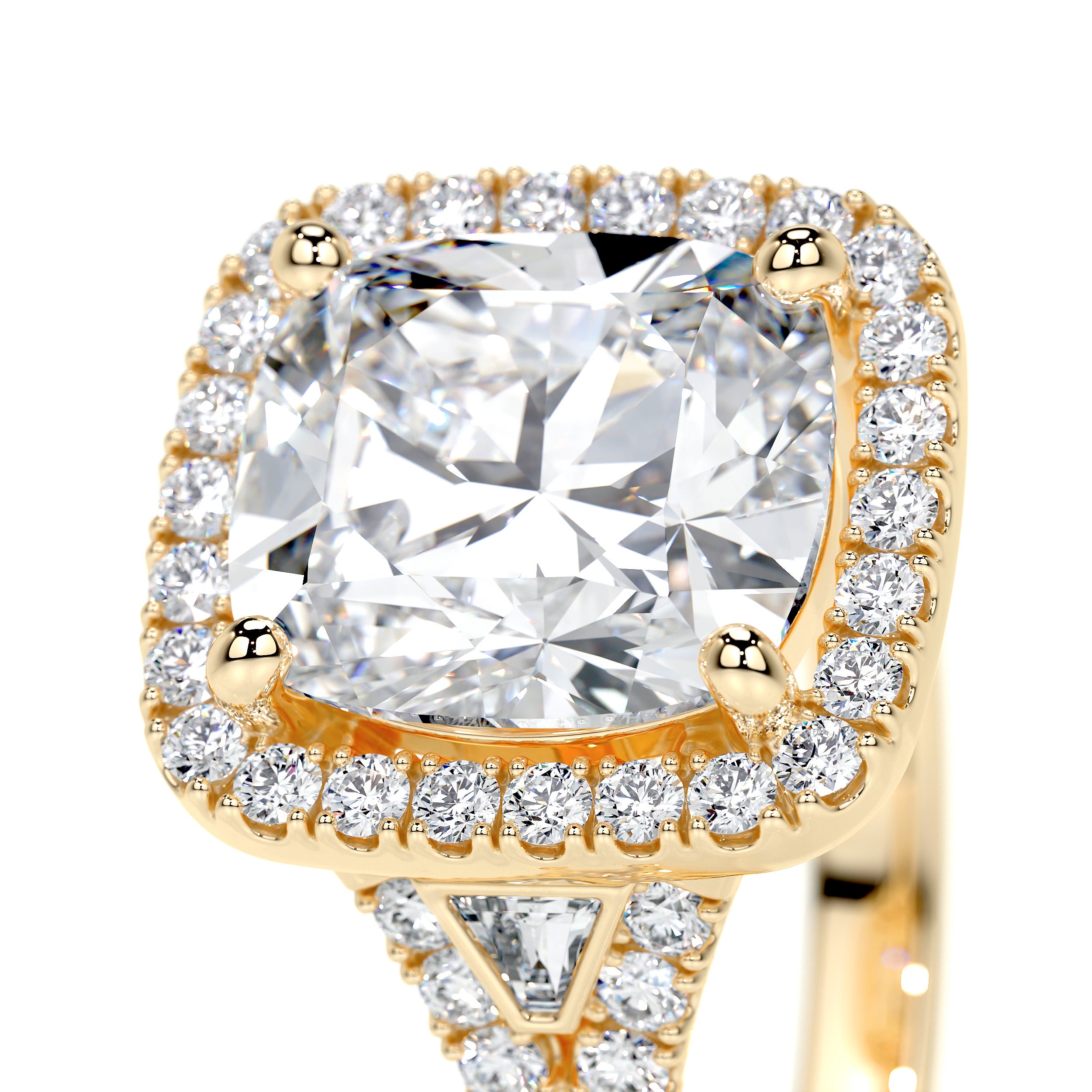 Lissete Lab Grown Diamond Ring -18K Yellow Gold