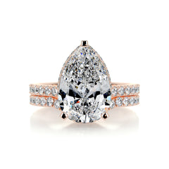 Mia Diamond Bridal Set -14K Rose Gold