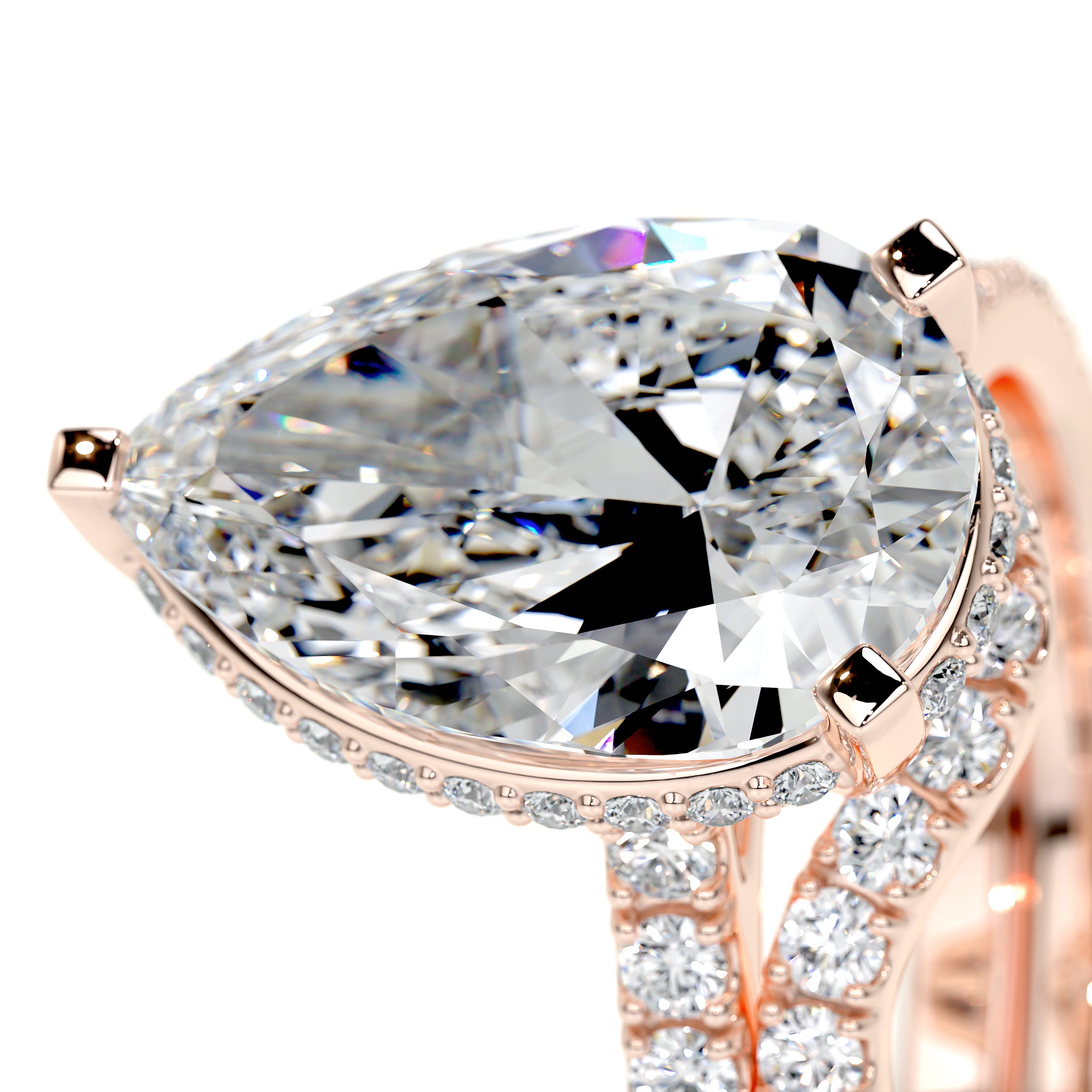 Mia Lab Grown Diamond Bridal Set -14K Rose Gold