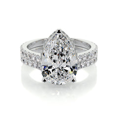 Mia Lab Grown Diamond Bridal Set -18K White Gold