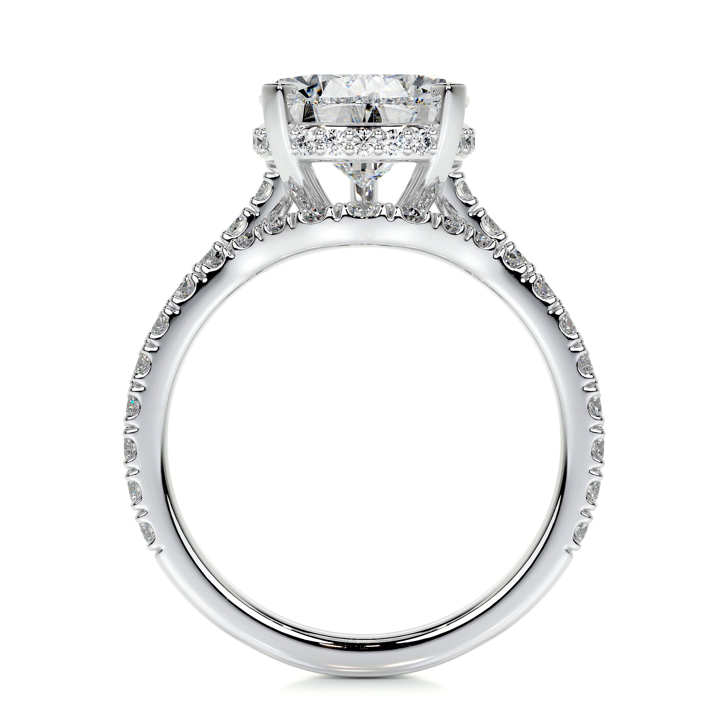 Mia Lab Grown Diamond Bridal Set   (2.75 Carat) -14K White Gold