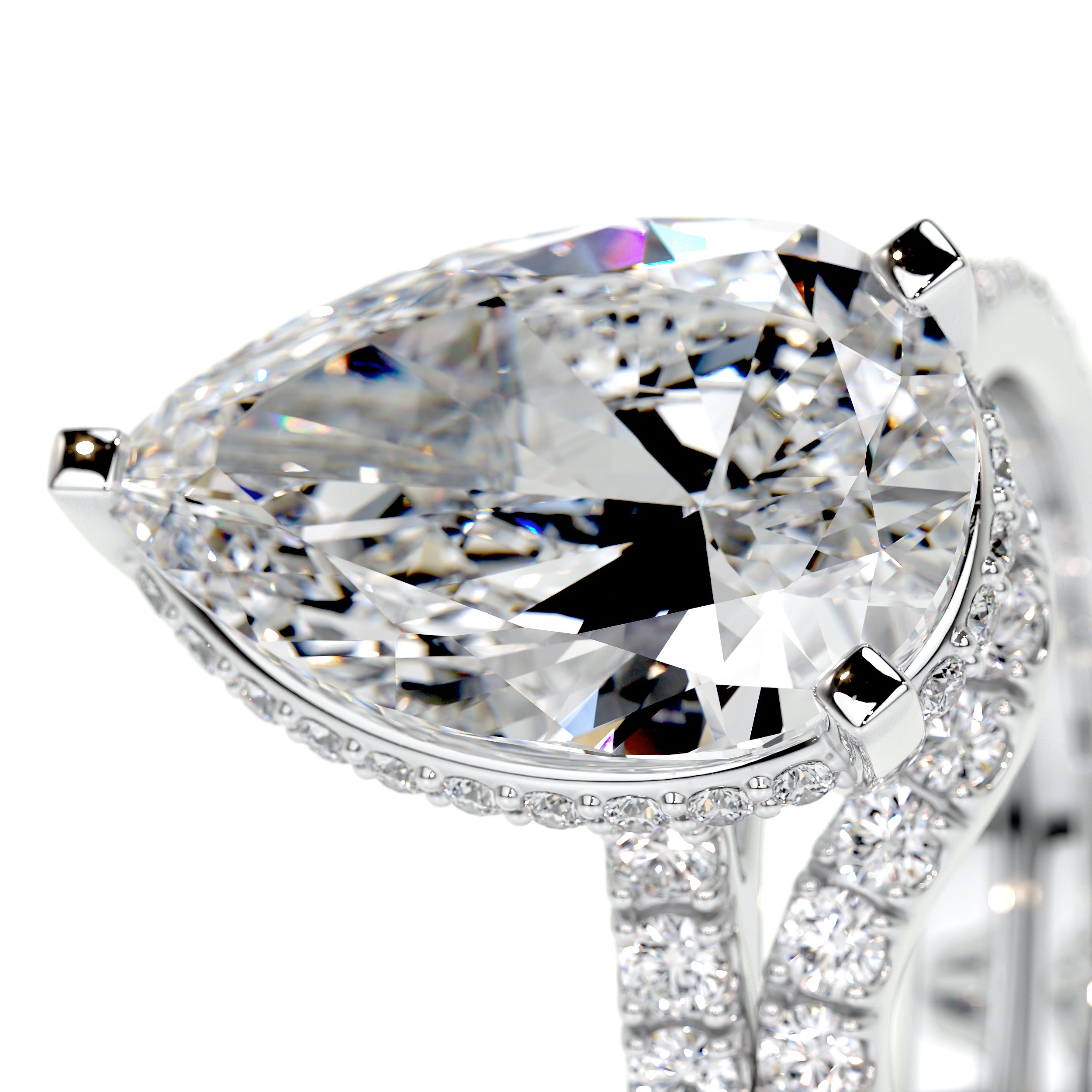 Mia Lab Grown Diamond Bridal Set -18K White Gold