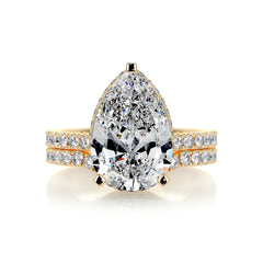 Mia Diamond Bridal Set -18K Yellow Gold
