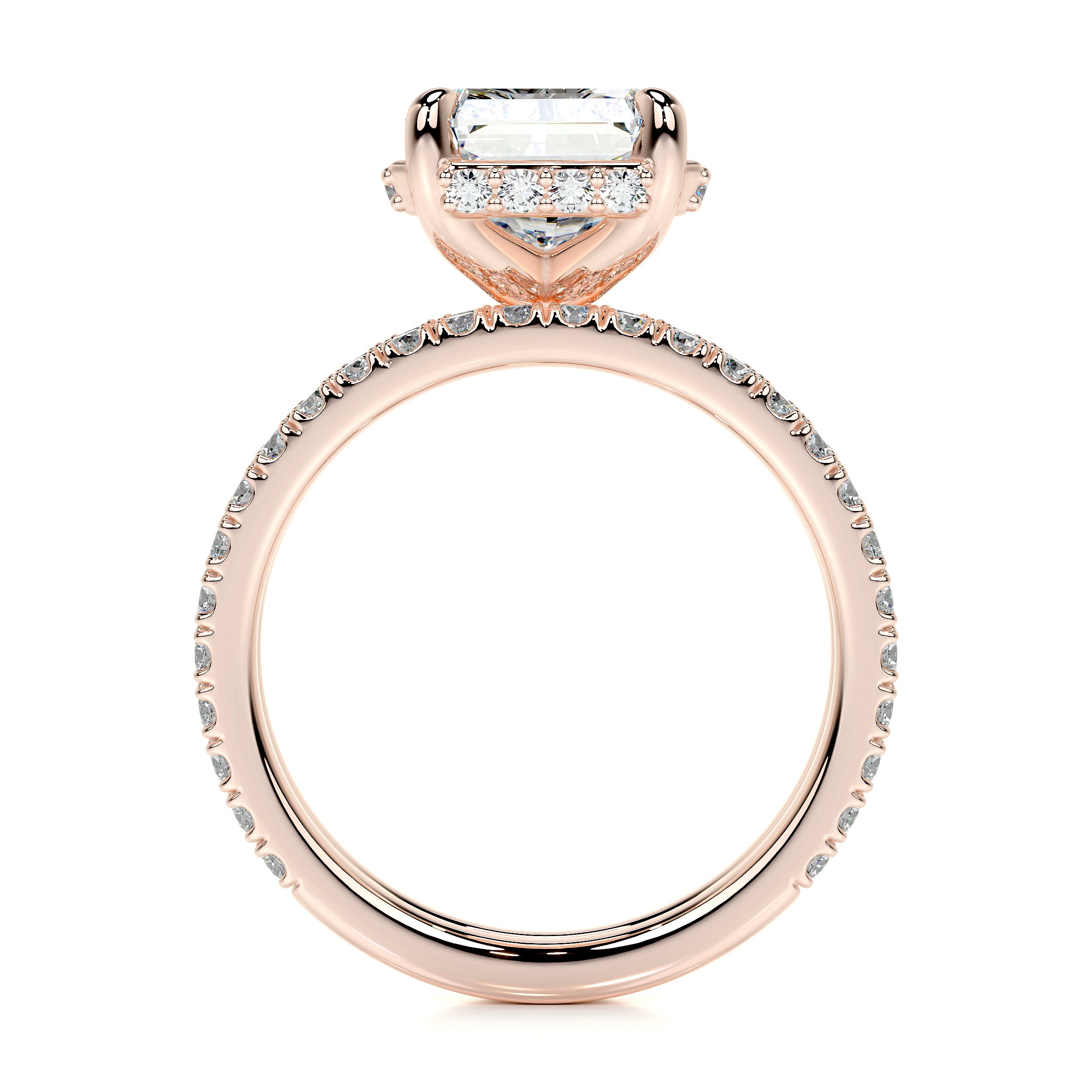 Luna Lab Grown Diamond Bridal Set -14K Rose Gold