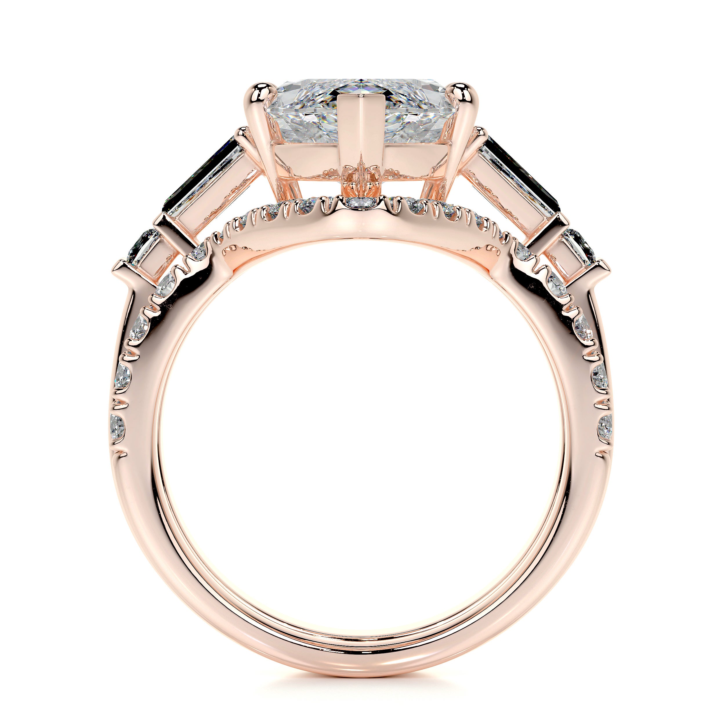 Tessa Lab Grown Diamond Bridal Set -14K Rose Gold