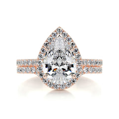 Sophia Diamond Bridal Set -14K Rose Gold