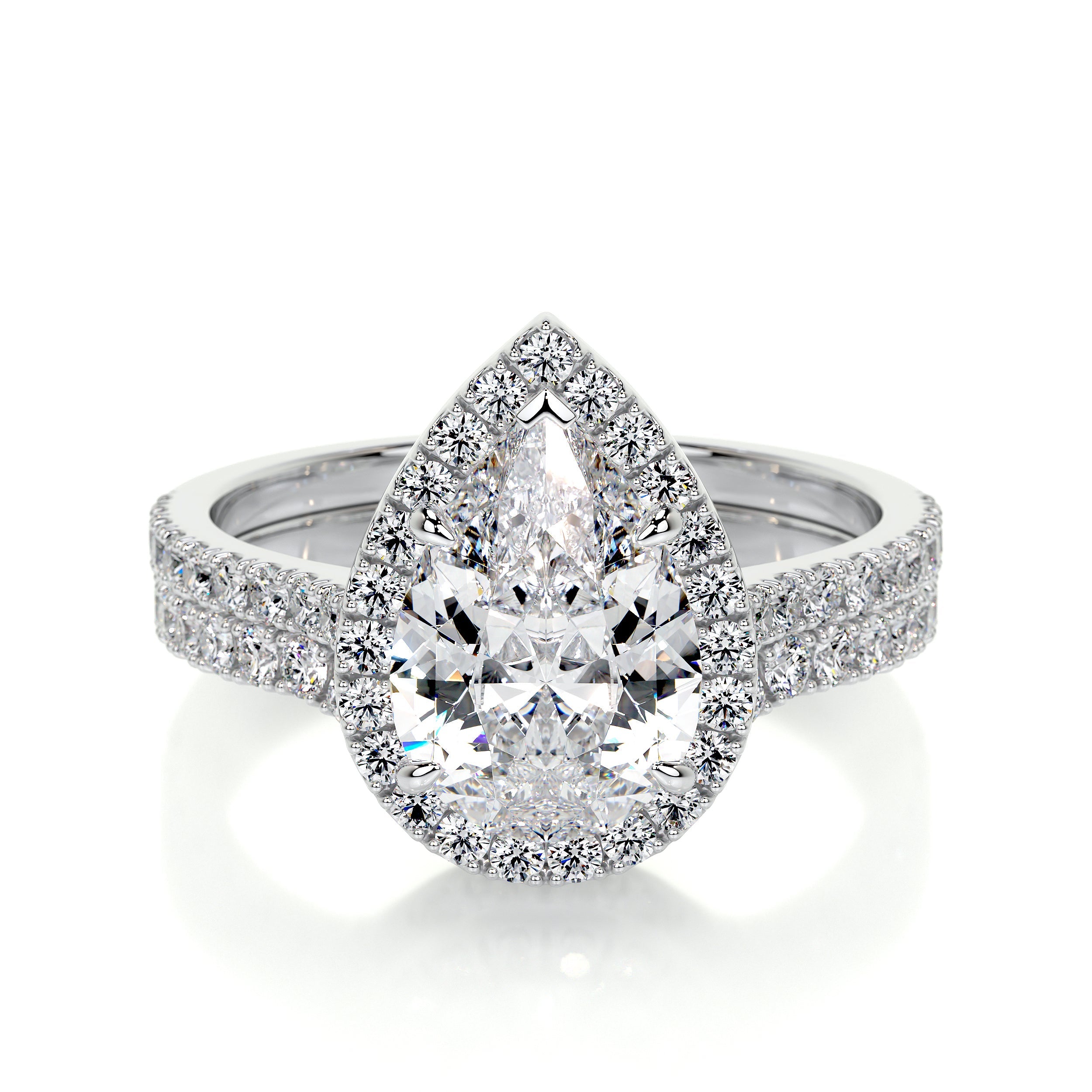 Sophia Lab Grown Diamond Bridal Set   (2.5 Carat) -14K White Gold