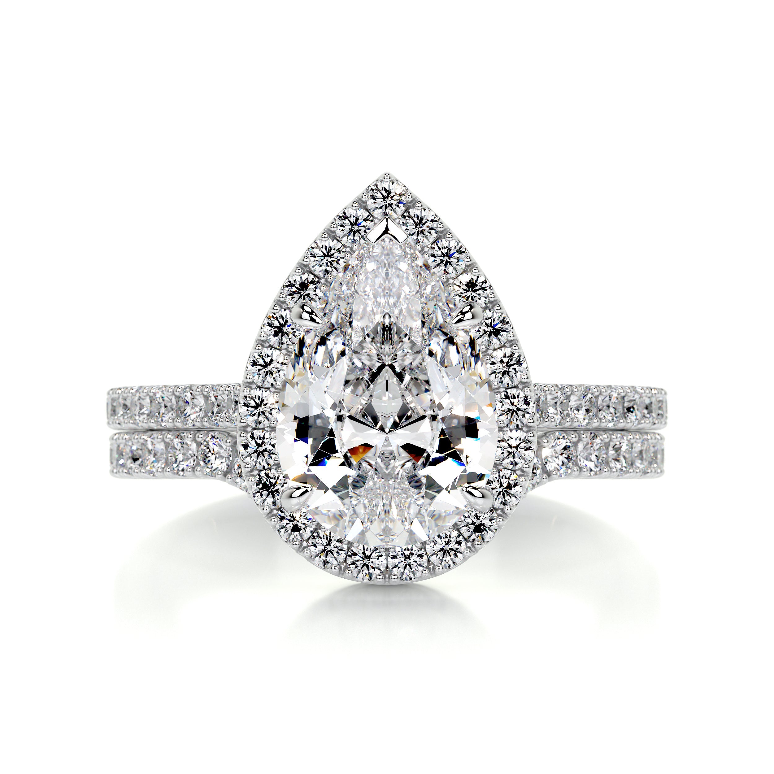 Sophia Diamond Bridal Set -18K White Gold