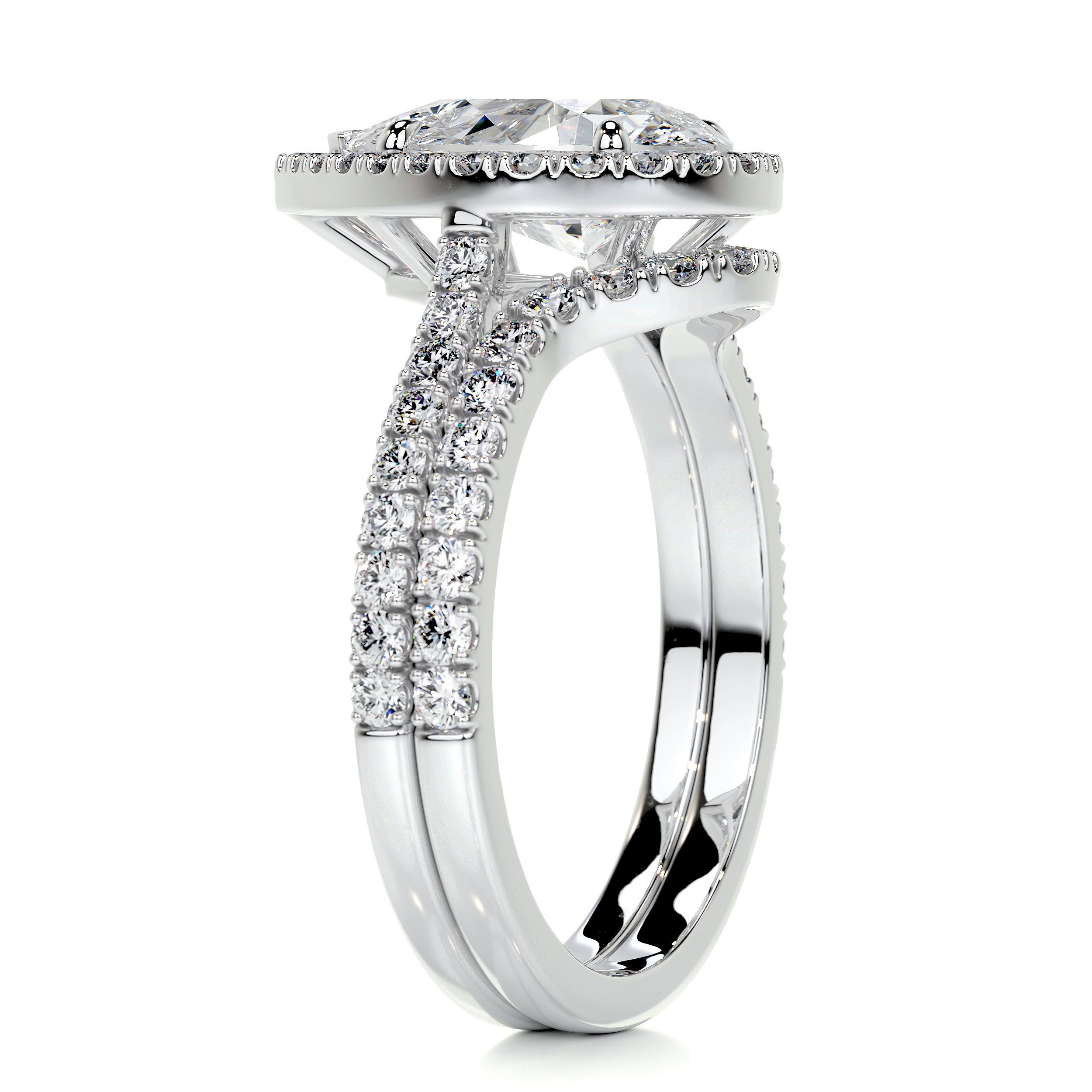 Sophia Diamond Bridal Set -18K White Gold