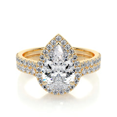 Sophia Lab Grown Diamond Bridal Set -18K Yellow Gold