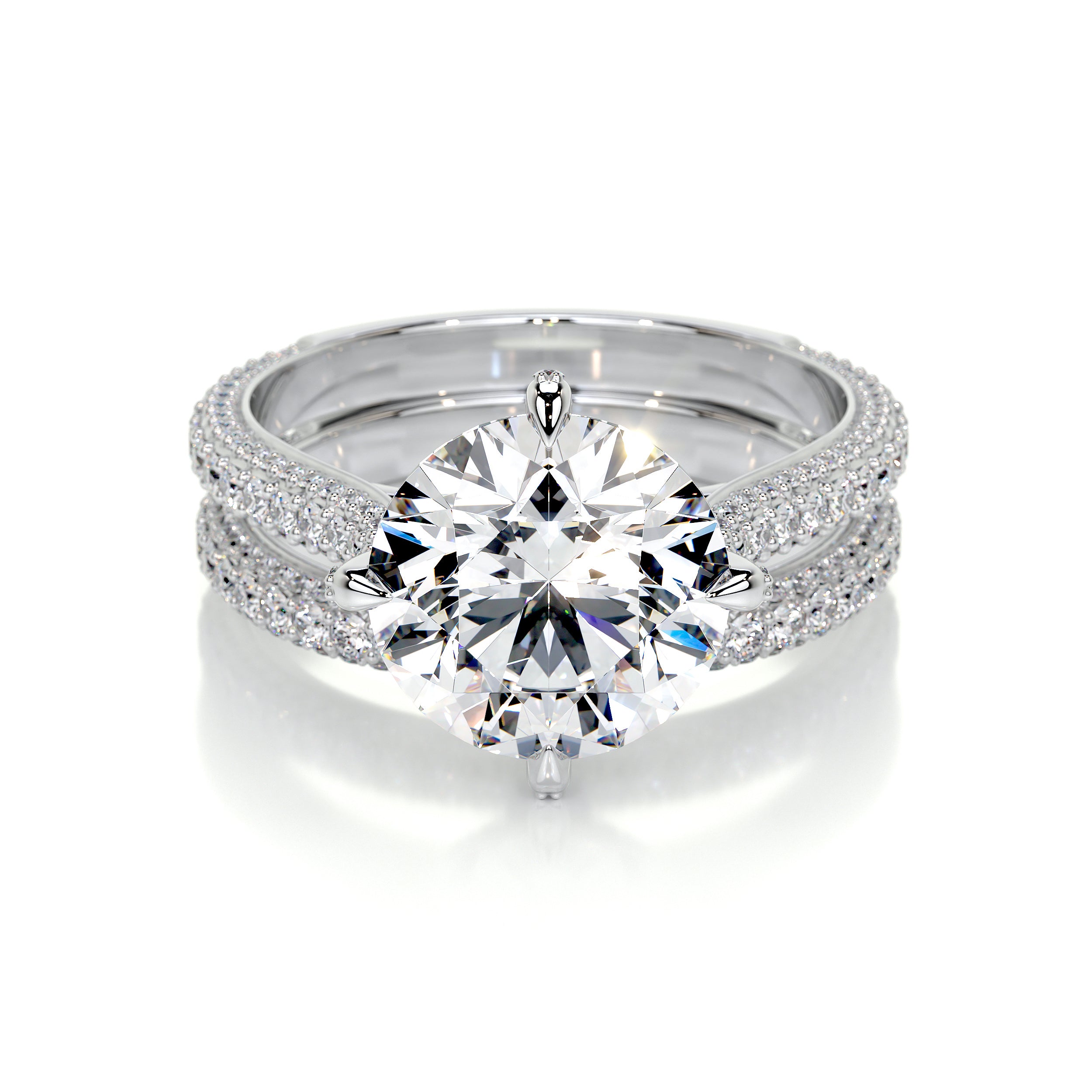 Jocelyn Lab Grown Diamond Bridal Set -Platinum