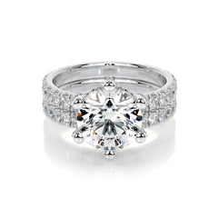 Paris Lab Grown Diamond Bridal Set -14K White Gold