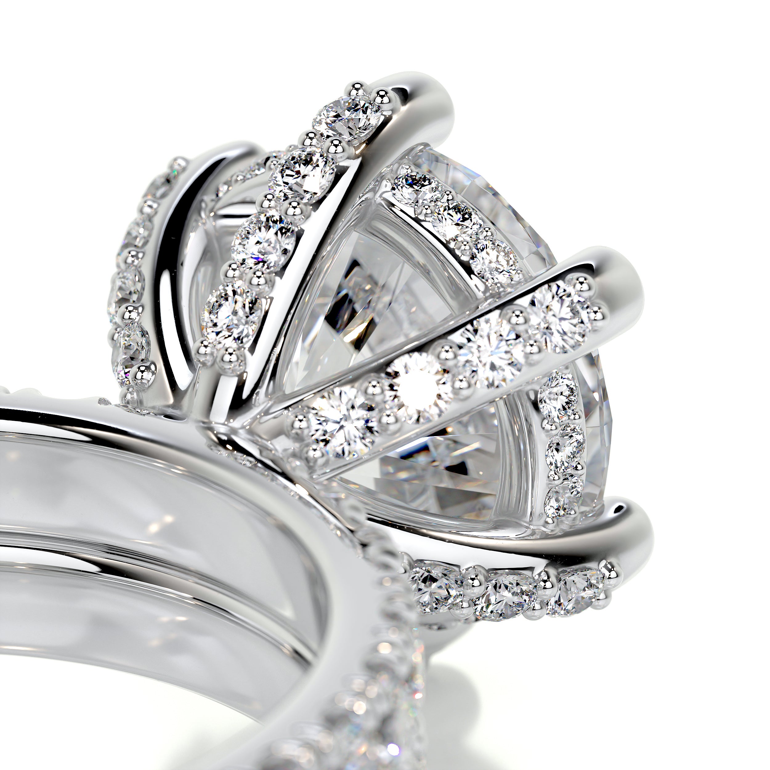 Paris Diamond Bridal Set   (5.00 Carat) -14K White Gold