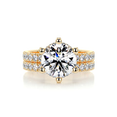 Paris Diamond Bridal Set -18K Yellow Gold