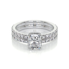 Deborah Lab Grown Diamond Bridal Set -14K White Gold
