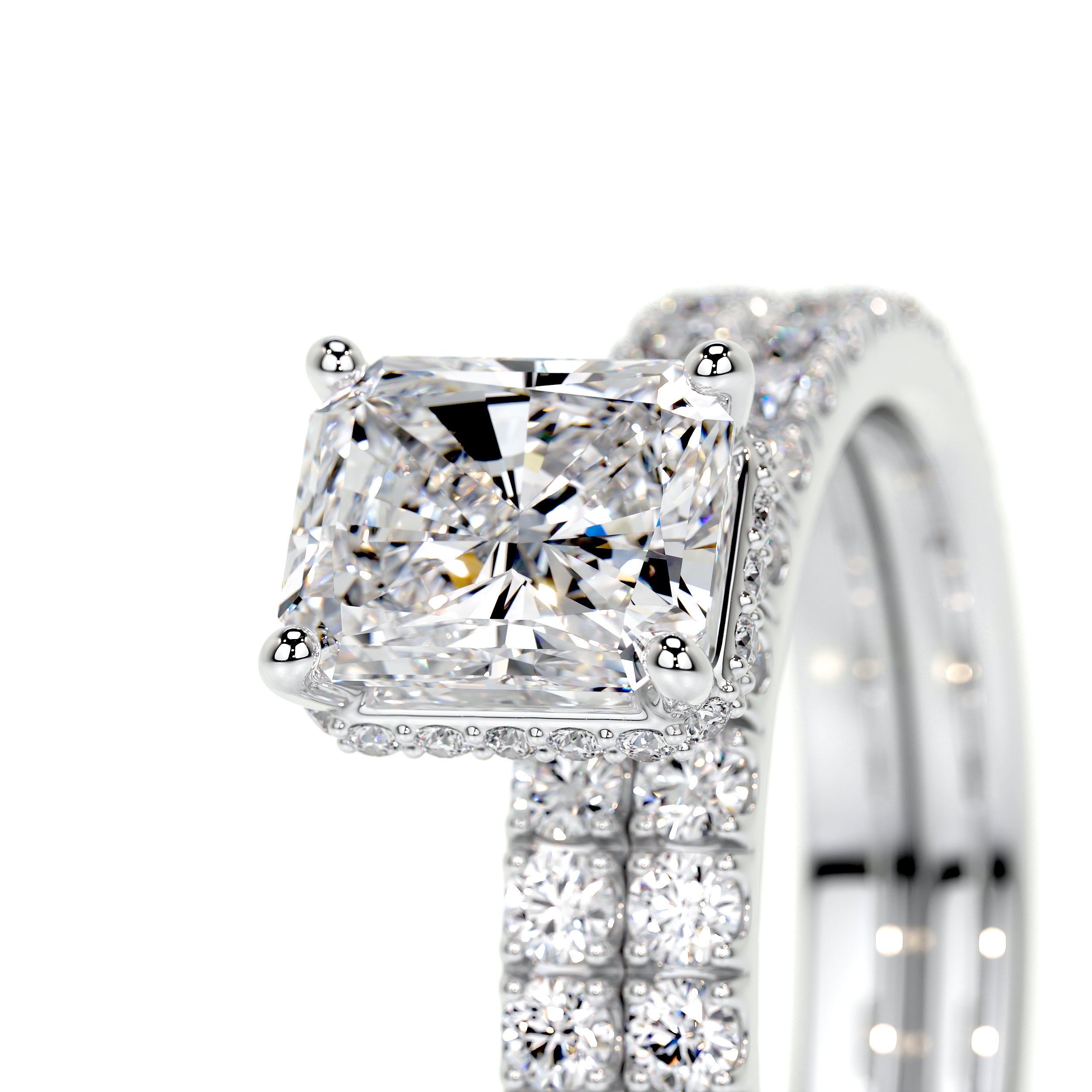 Deborah Lab Grown Diamond Bridal Set -18K White Gold