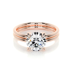Eloise Lab Grown Diamond Bridal Set -14K Rose Gold