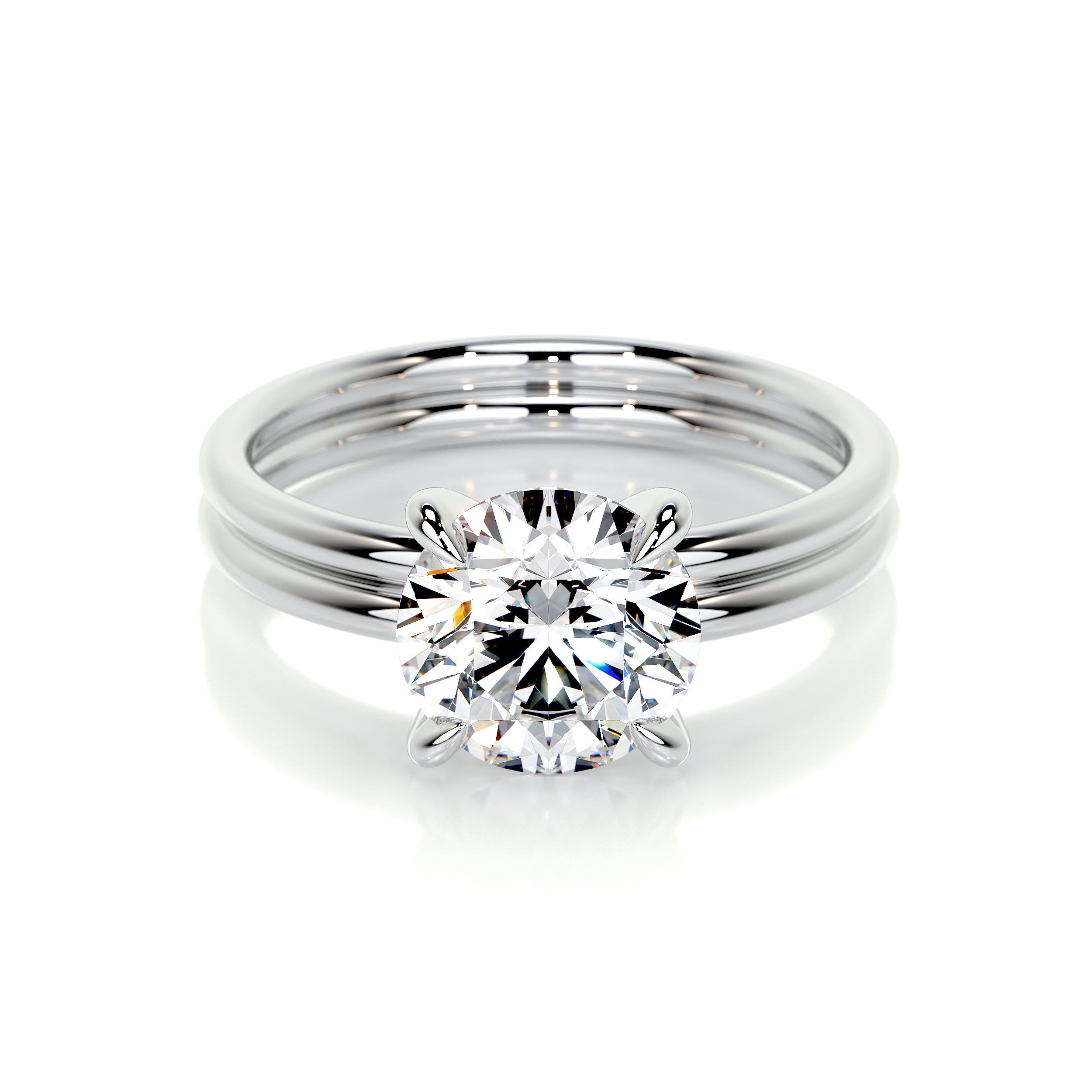 Eloise Lab Grown Diamond Bridal Set -18K White Gold