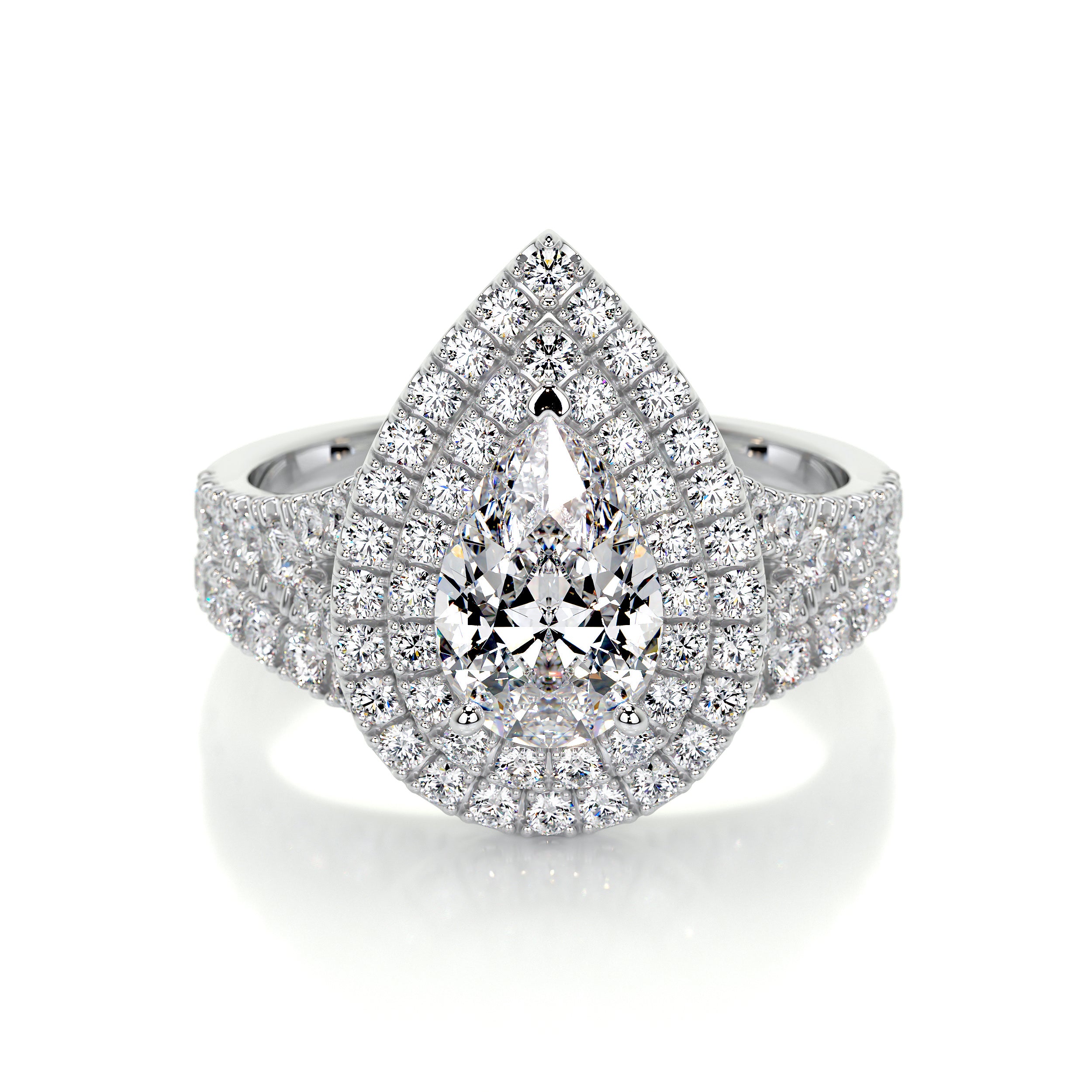 Melanie Lab Grown Diamond Bridal Set -Platinum