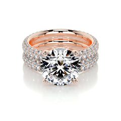 Helena Lab Grown Diamond Bridal Set -14K Rose Gold