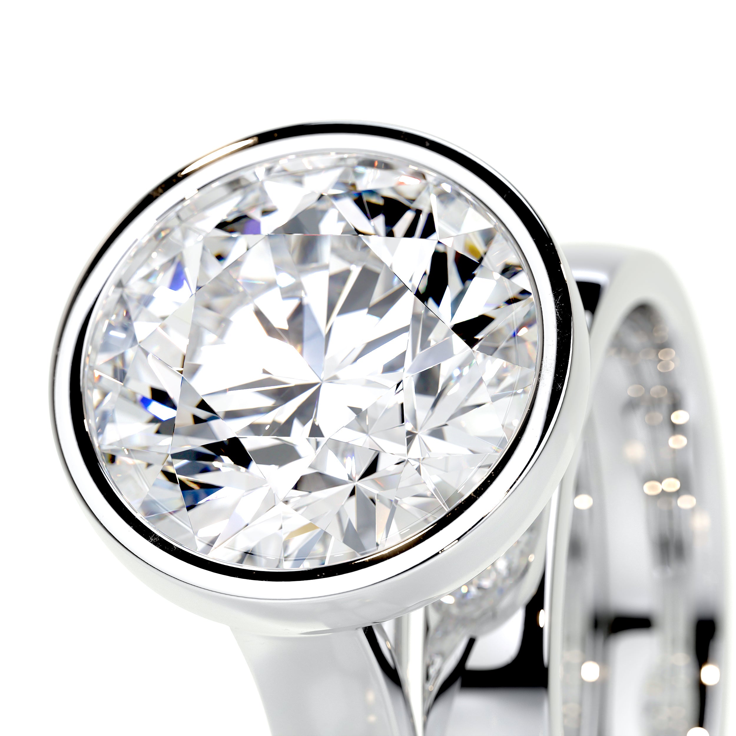 Kaylee Lab Grown Diamond Bridal Set -18K White Gold