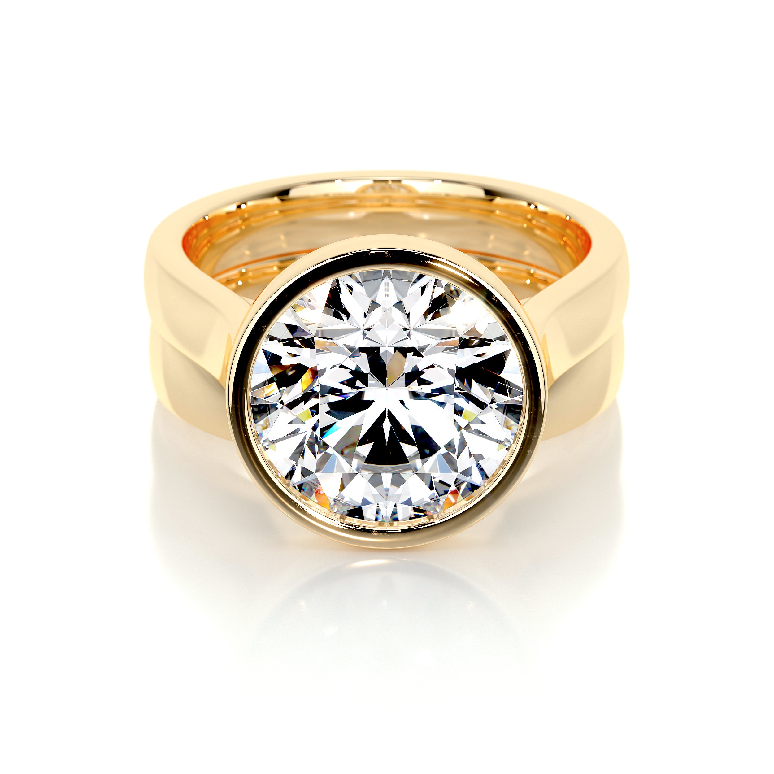 Kaylee Lab Grown Diamond Bridal Set -18K Yellow Gold