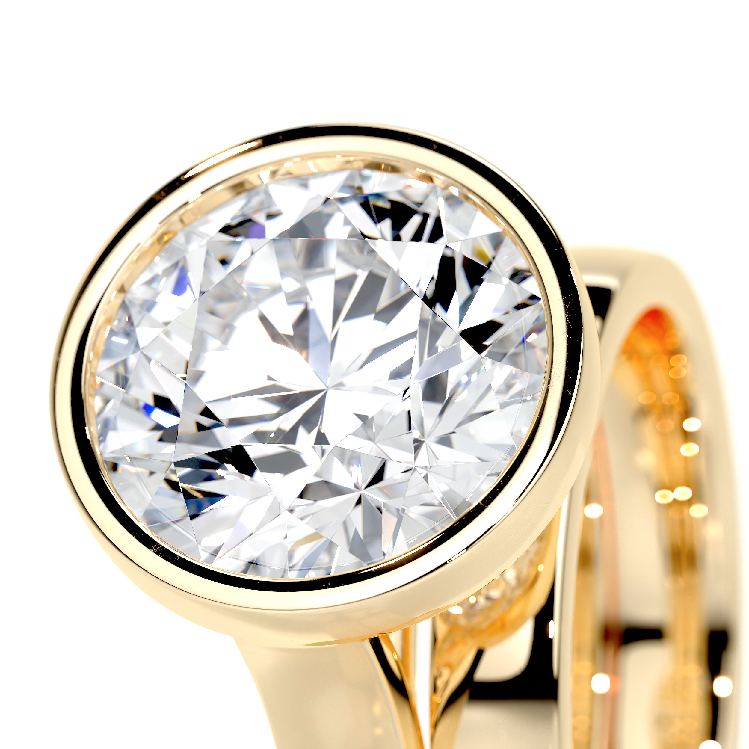Kaylee Lab Grown Diamond Bridal Set -18K Yellow Gold