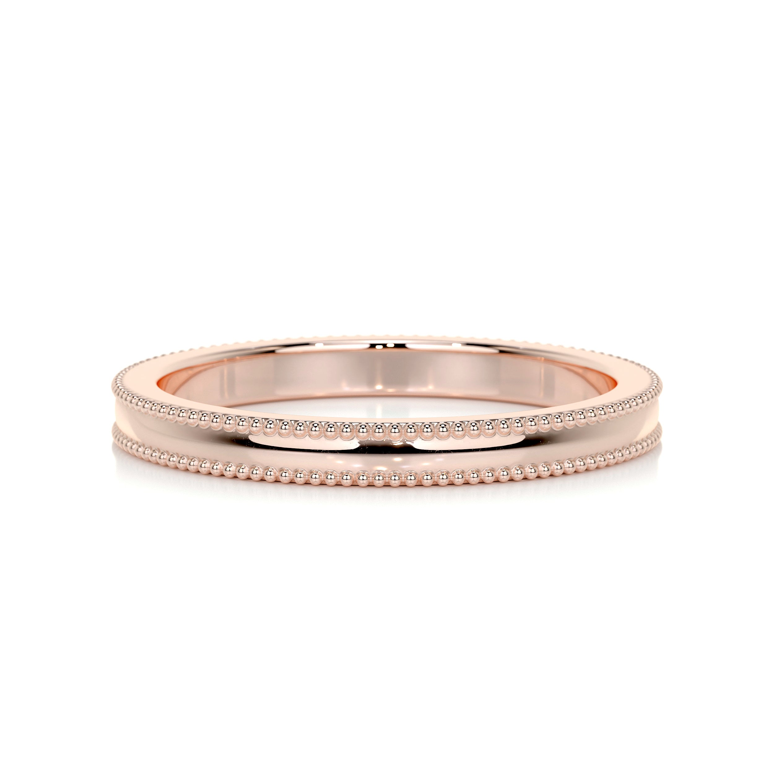 Sacha Wedding Band -14K Rose Gold, Solitaire, – Best Brilliance