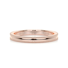 Sacha Wedding Band -14K Rose Gold