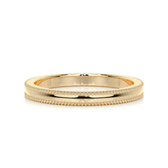 Sacha Wedding Band -18K Yellow Gold