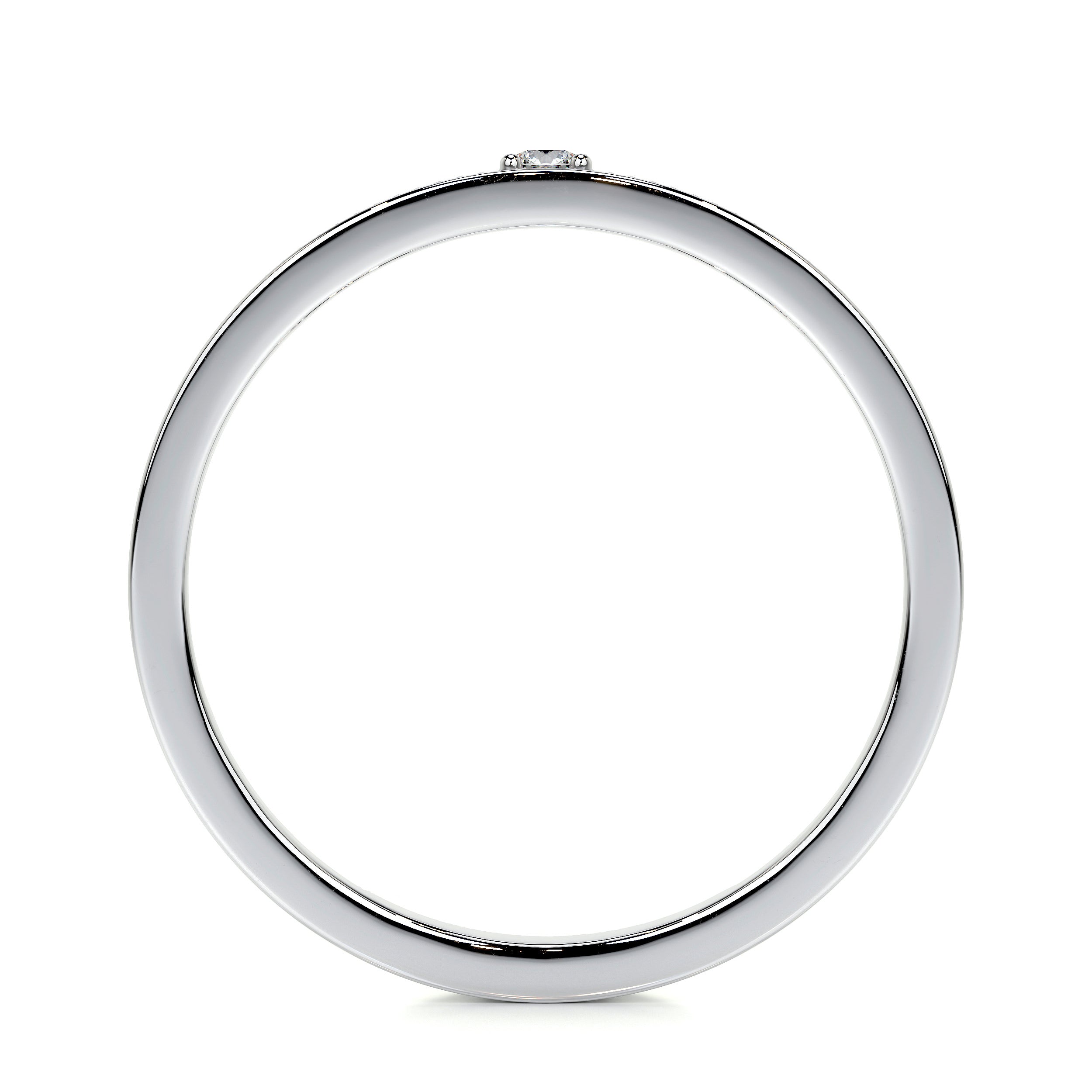 Sherry Lab Grown Diamond Wedding Ring   (0.02 Carat) -Platinum