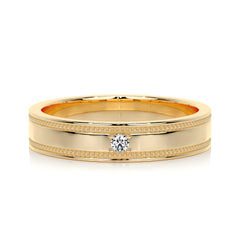 Sherry Diamond Wedding Ring (0.02 Carat) -18K Yellow Gold
