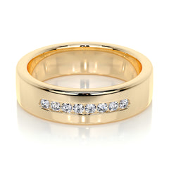 Nicky Wedding Band (0.20 Carat) -18K Yellow Gold