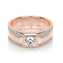 Raquel Lab Grown Diamond Wedding Band (1.25 Carat) -14K Rose Gold