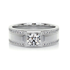 Raquel Diamond Wedding Band (1.25 Carat) -18K White Gold
