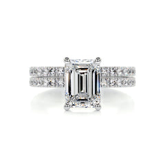 Royal Diamond Bridal Set -18K White Gold