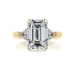 Kamala Diamond Engagement Ring -18K Yellow Gold
