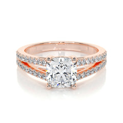 Sadie Lab Grown Diamond Ring -14K Rose Gold