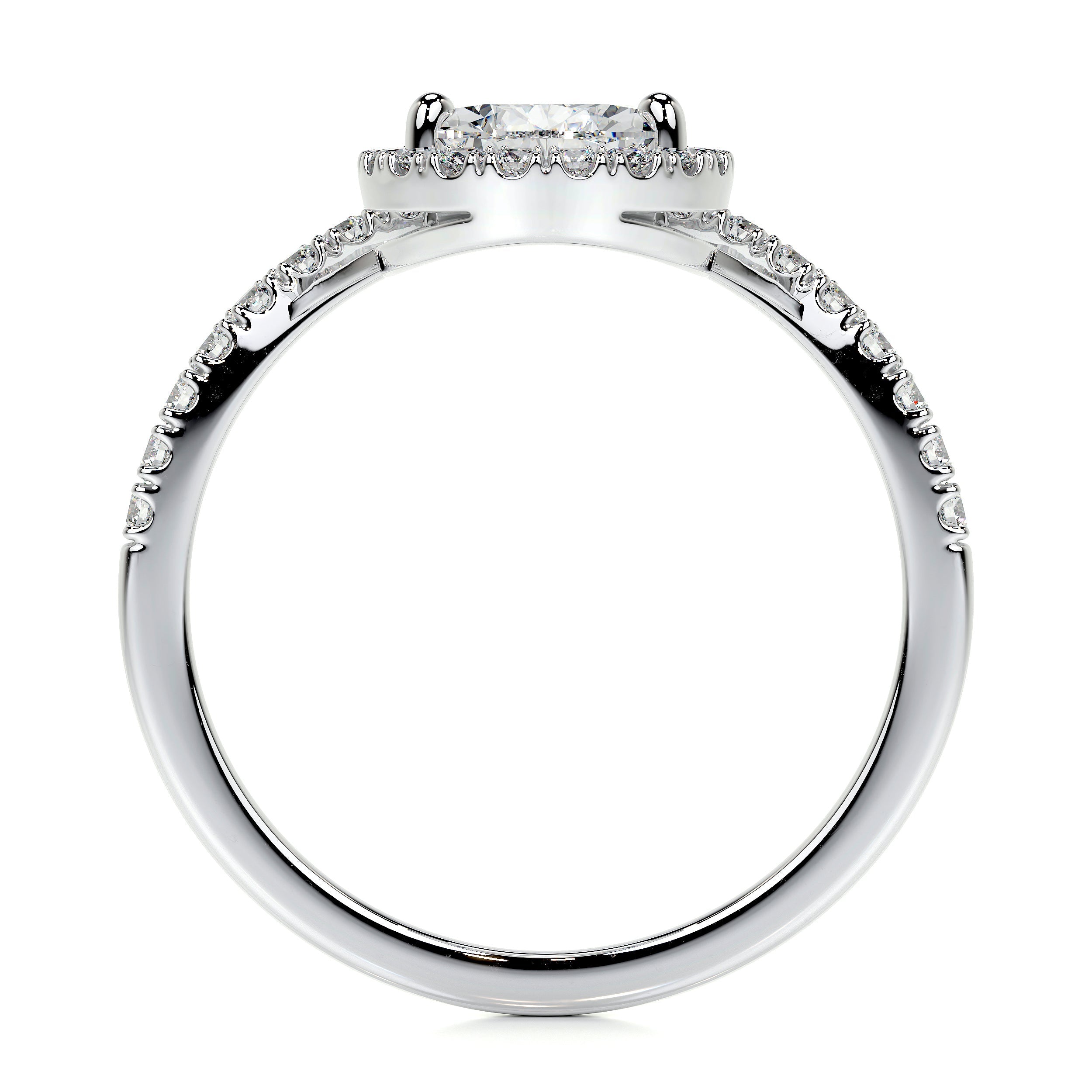 Miranda Lab Grown Diamond Ring   (1.55 Carat) -18K White Gold