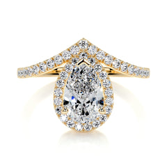 Miranda Lab Grown Diamond Ring -18K Yellow Gold