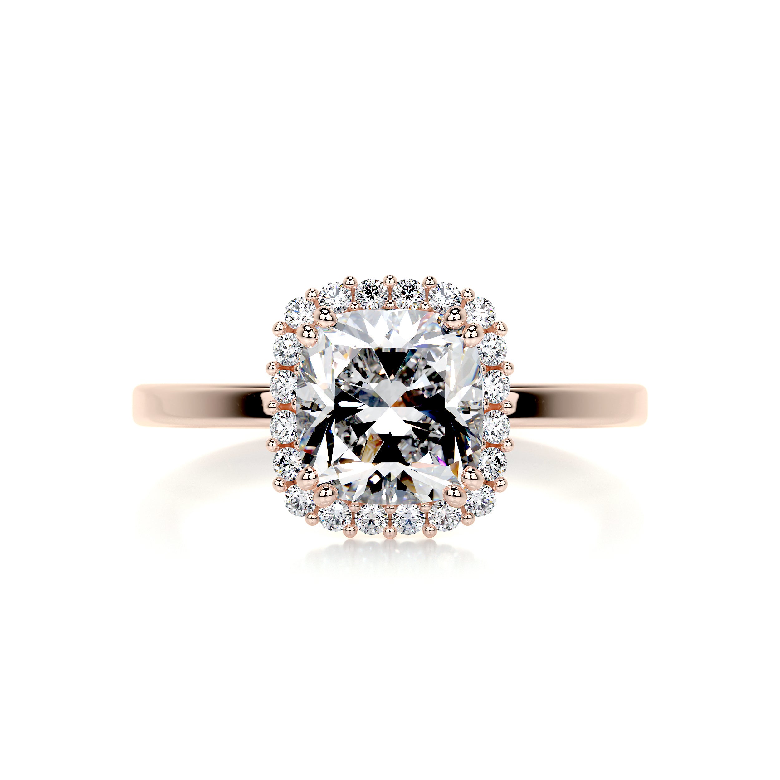 Emery Diamond Engagement Ring - 14K Rose Gold