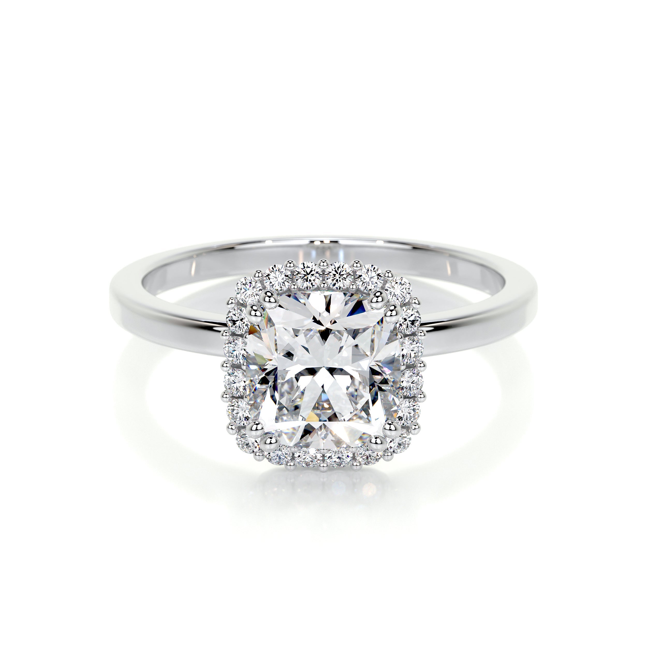 Emery Lab Grown Diamond Ring   (1.75 Carat) - 18K White Gold