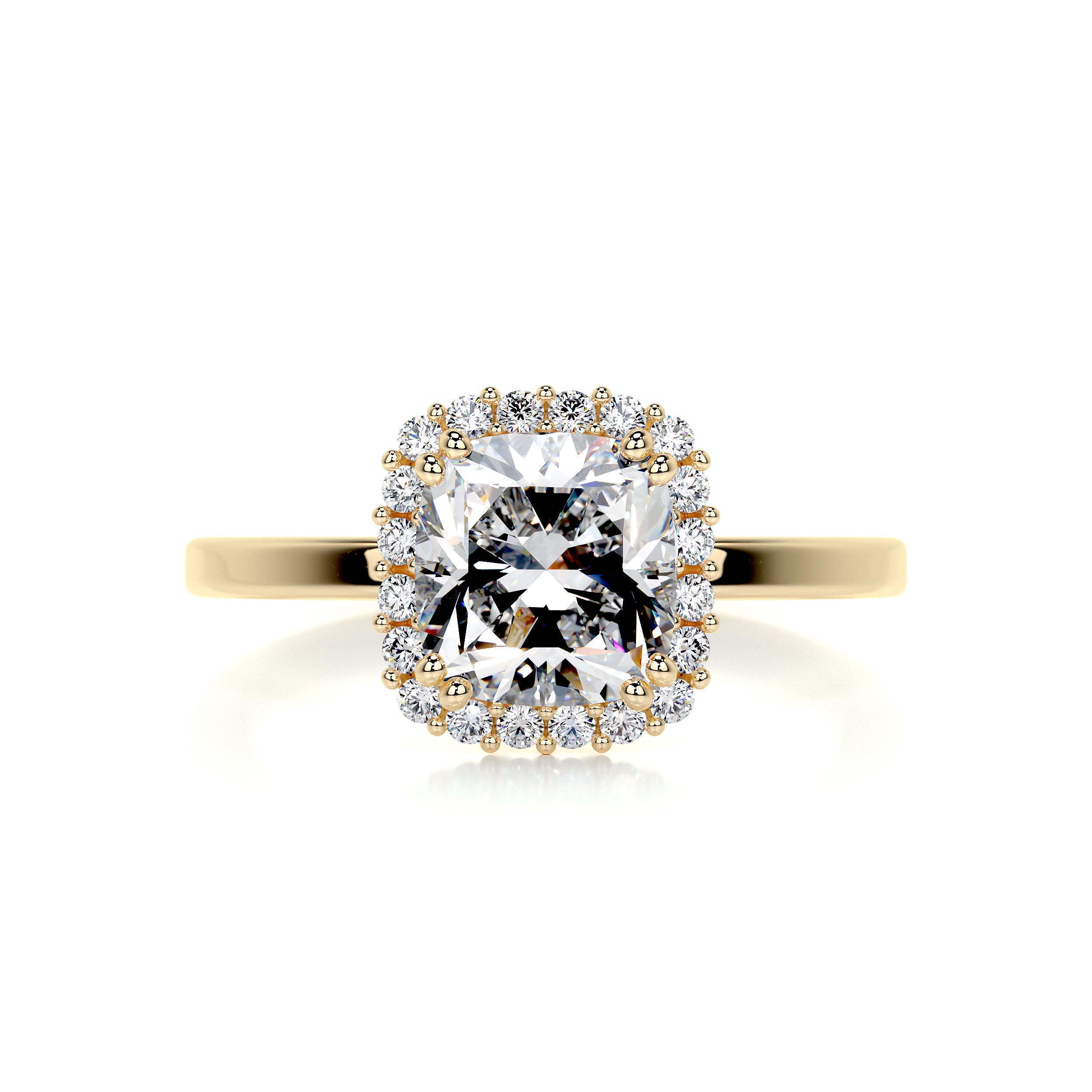Emery Diamond Engagement Ring - 18K Yellow Gold
