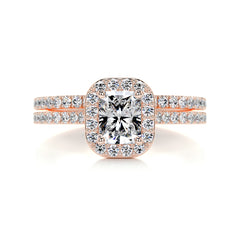 Cora Diamond Bridal Set -14K Rose Gold