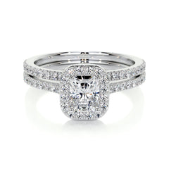 Cora Lab Grown Diamond Bridal Set -Platinum