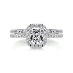 Cora Diamond Bridal Set -18K White Gold