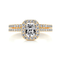Cora Diamond Bridal Set -18K Yellow Gold