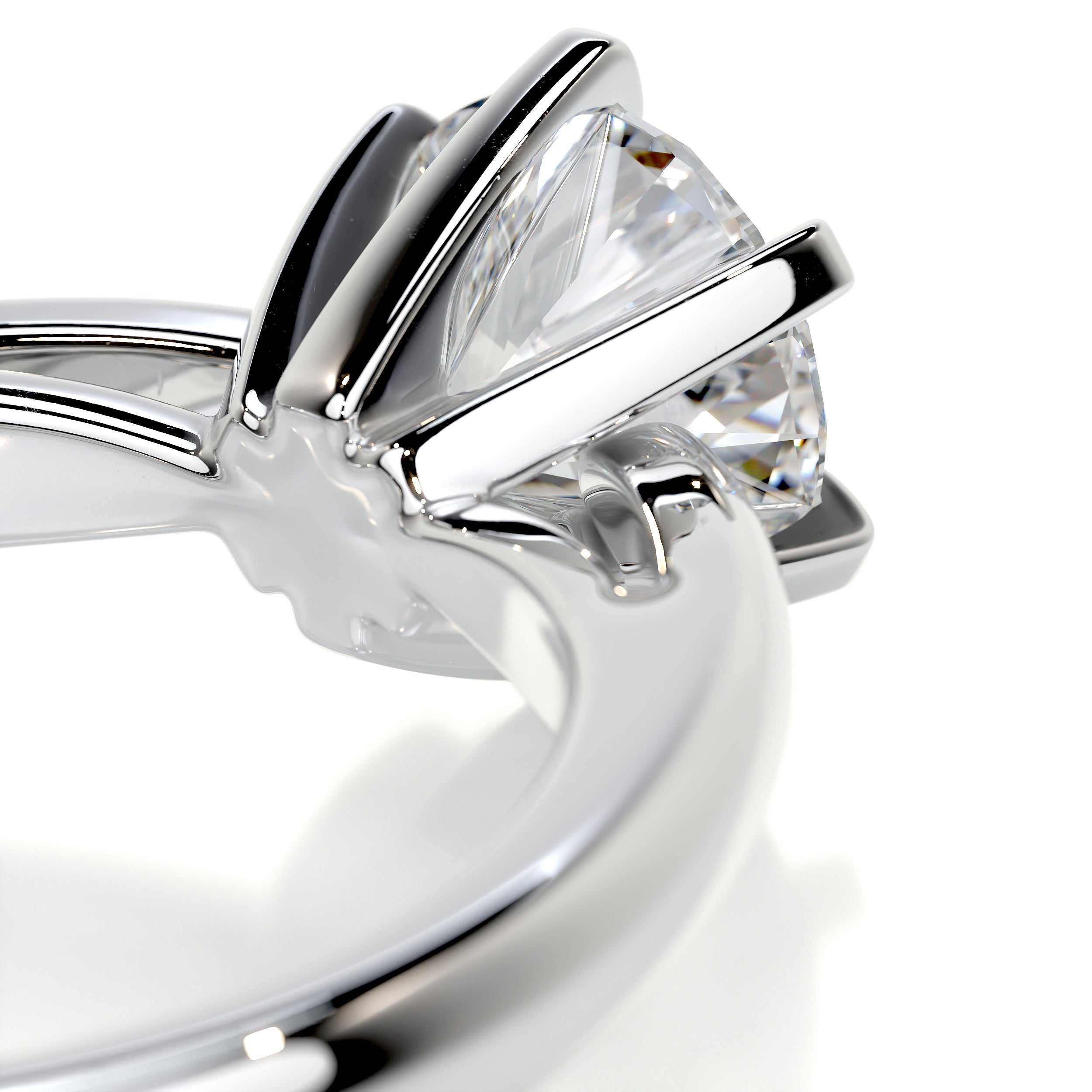 Talia Diamond Engagement Ring - 14K White Gold