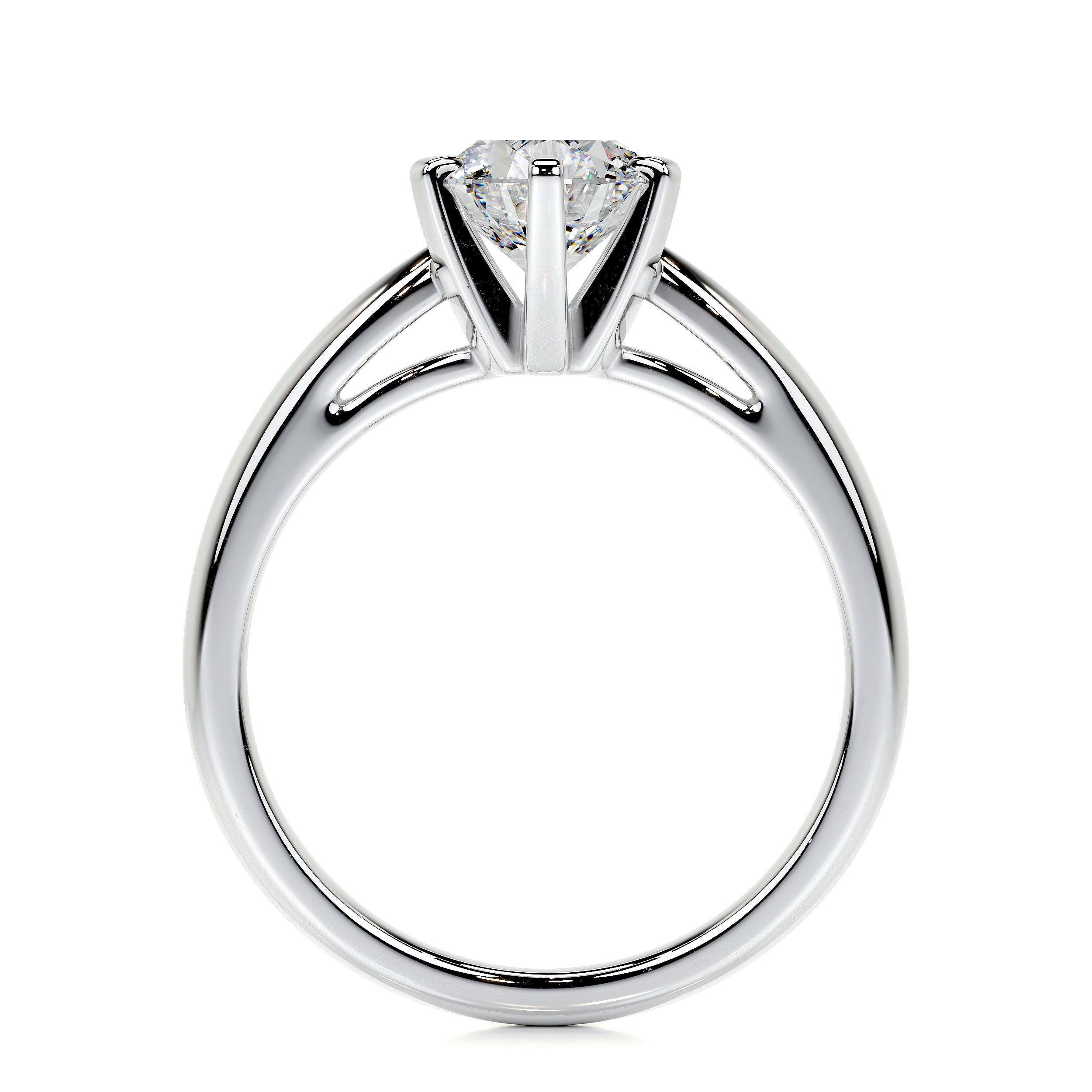 Talia Lab Grown Diamond Ring   (1 Carat) - 14K White Gold