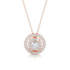 Joan Diamond Pendant (0.5 Carat) - 14K Rose Gold